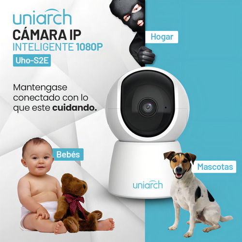 Camara Seguridad Ip 1080p Motorizado Wifi Visión Nocturna Hd Blanco