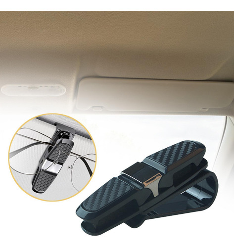 2 Soporte Genérico Para Gafas De Sol Para Visera De Coche,
