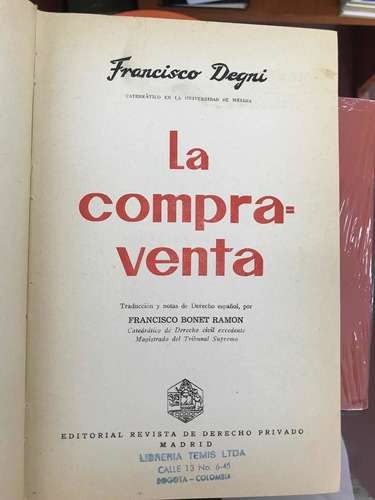 La Compra Venta Francisco Degni