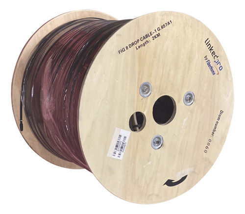 Carrete De 2 Km De Fibra Óptica Aérea Mini Figura 8 G.657a1