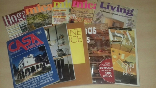 Lote 10 Revistas Decoracion Construccion De Casas $1800 Toda
