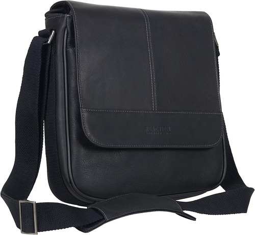 Kenneth Cole Reaction - Bolsa De Mensajero De Cuero Para Com