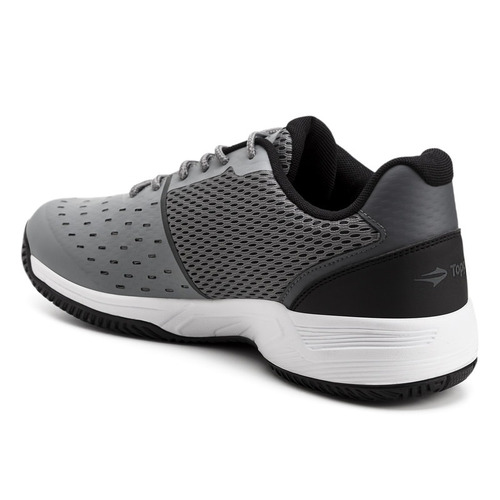 Imagen 3 de 6 de Zapatilla Topper T-padel Gris Monument/negro Para Hombre