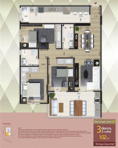 Imagem 11 de 14 de Venda Apartamento Praia Grande Sp - Ctm290