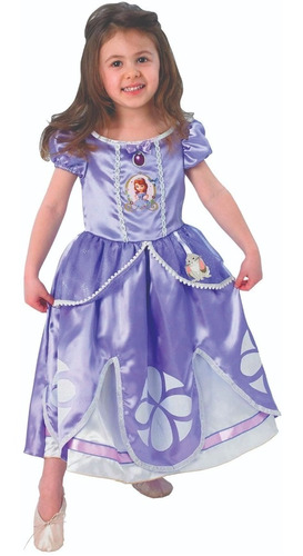 Disfraz Princesa Sofia Para Niños / Talles De 5 A 12 Años 