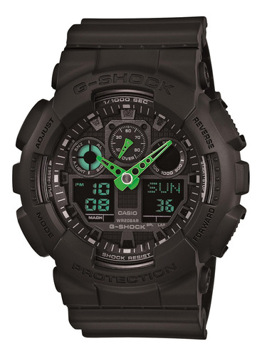 Ca 100 Xl Series G Shock Reloj Métrico Resistente Al Agua