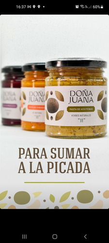 Pasta De Aceitunas Verdes X200 G Doña Juana