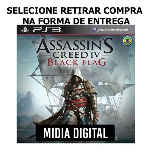 Assassins Creed Iv Black Flag Dublado - Jogos Ps3 Psn