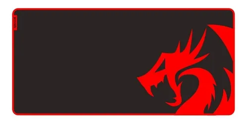 comprar Mouse Pad Gamer Redragon Kunlun De Goma Color Rojo Y Negro