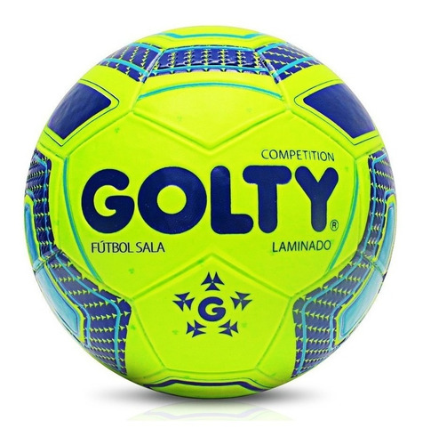 Balon Futbol Sala Competencia Golty On Color Verde