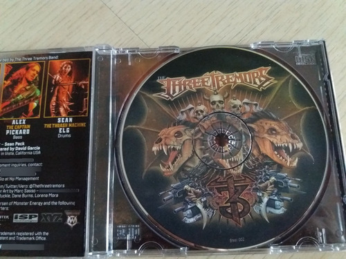Cd The Three Tremors (2018 Tim Ripper Owens Ex- Judas Priest