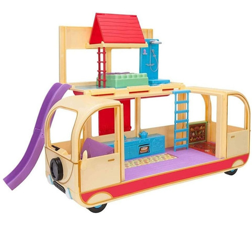 Imagem 5 de 7 de Veículo Playset Peppa Pig Van Para Acampar 44cm Sunny 2316