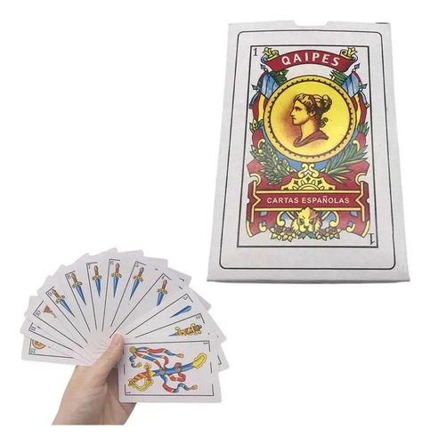 Baraja Española Caja 12pz Carta Juego De Mesa