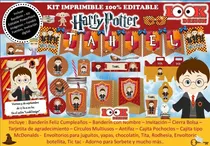 Comprar Kit Imprimible Candy Bar Harry Potter Editable