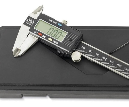 Paquímetro Universal Digital Aço Inox 150mm + Estojo Zaas
