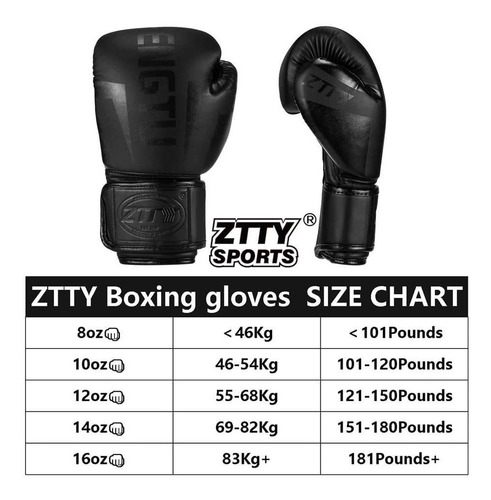 Imagen 5 de 8 de Guantes De Boxeo Para Kickboxing, Muay Thai