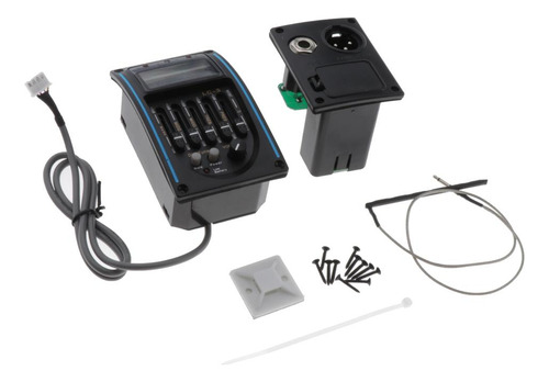 Guitar Pickup Eqlc-5 Band Guitar Preamp Eq Piezo W / Control