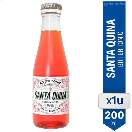 Agua Santa Quina Bitter Tonic 200ml 01almacen