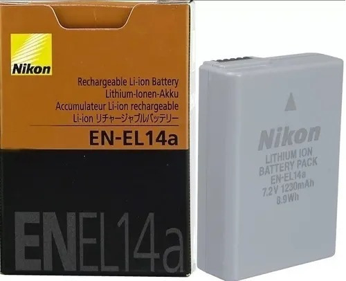  Nikon En-el14a 7.2v 1230mah