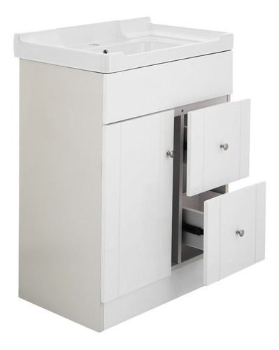 Mueble Vanitorio Termolaminado Blanco 856-60a 60x40x80cm