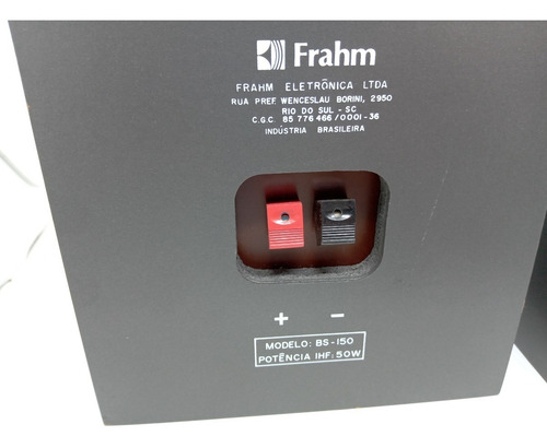 Imagem 6 de 10 de Par Caixa Acústica Alto Falante Frahm Bs150 50w Ihf Sem Uso
