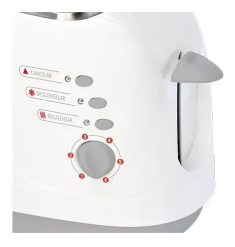 Tostador De Pan Eléctrico Sindelen Tp1300 Blanco