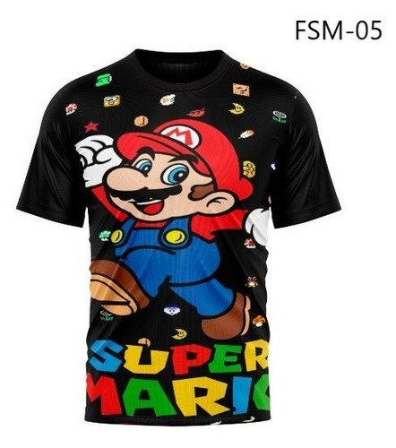 Imagen 5 de 9 de Franela De Mario Bros