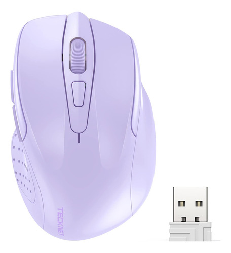 Ratón Tecknet Pro M003 En Ámbrico/lavanda