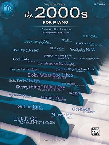 Greatest Hits  The 2000s For Piano 40 Modern Pop Favorites
