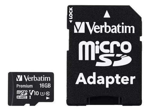 Imagen 2 de 5 de Tarjeta De Memoria Ssd 16gb Verbatim Premium Con Adaptador
