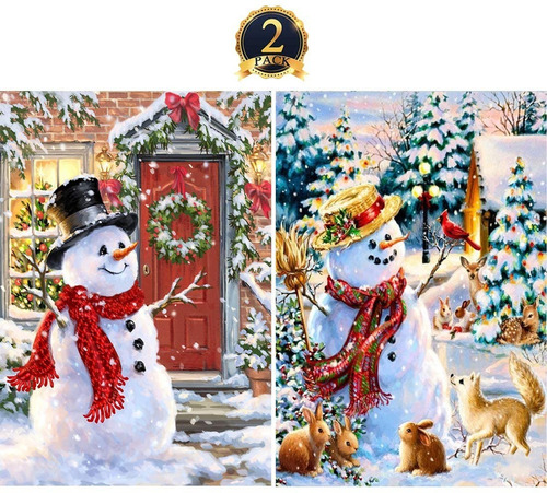 5d Diamond Painting Kits (navidad Muñeco De Nieve)