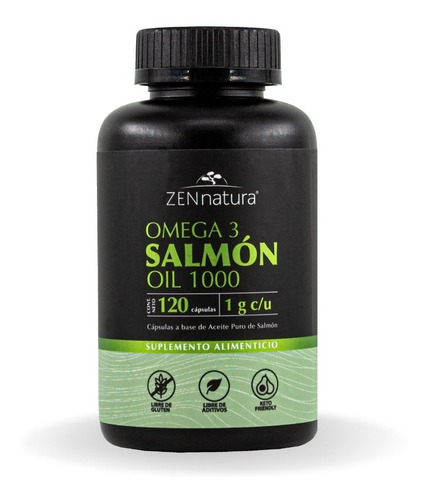 Omega 3 De Salmon 120 Cápsulas Zen Natura