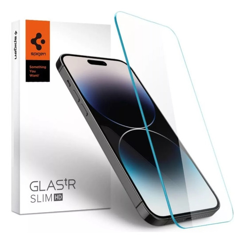 Vidrio Templado Para iPhone 15 Pro Max Spigen Glas.tr Slim