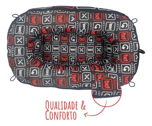Kit Pipoca Almofada Para Assistir Filmes Game