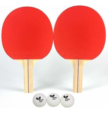 Juego De Paletas De Ping Pong Para Jugador Rdj Butterfly