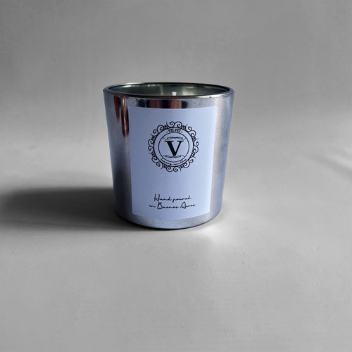 Imagen 1 de 10 de Vela De Soja 250ml Aromática Decorativa Delicada Vidrio