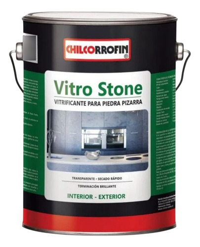 Vitro Stone Chilcorrofin Barniz Vitrificador Brillante 1gl