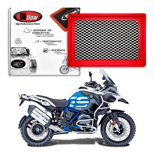 Filtro Ar Esportivo Inbox Inflow Bmw R1200 2015