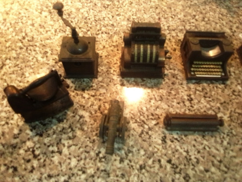 Colección Diferentes Piezas Sacapuntasvintage De Metal 10c/u (Usado)
