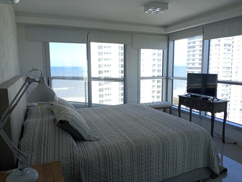 Apto ,vista Al Mar, 3 Dormitorios, Parrillero, Amenities, Playa Brava