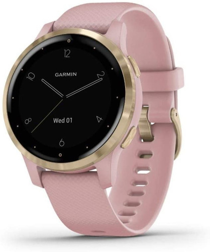 Garmin Vivoactive 4s Reloj Inteligente Con Gps Small Color de la caja Gris Color del bisel Dorado