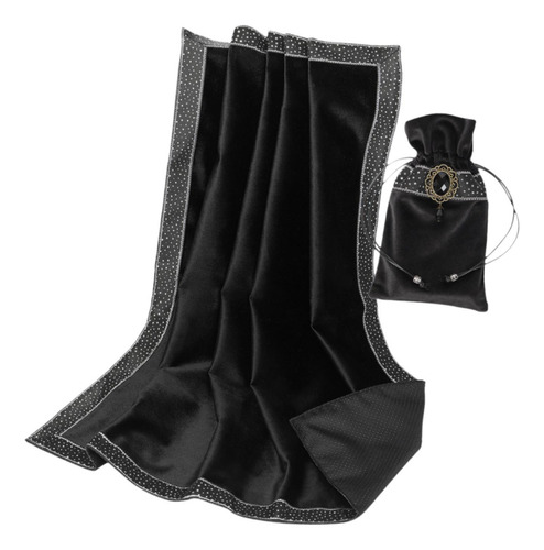 Accesorios De Juegos De Mesa Dowsing Mantel Con Negro