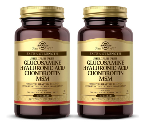 Solgar Glucosamina Acido Hialuronico Condroitina Msm 240 Tab