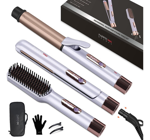 Pelo Y Rizador, Parwin Pro Beauty 1 Plancha Plana, 1.25 C...