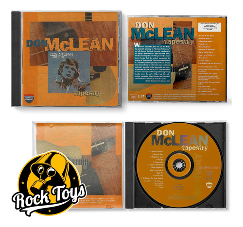 Don Mclean - Tapestry 1970 Cd Vers. Usa (Reacondicionado)