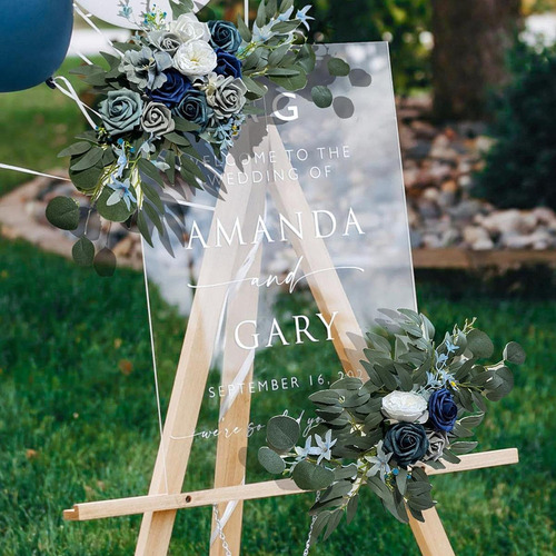 2x Arco De Flores Para Bodas Flores De Seda Para Decoración