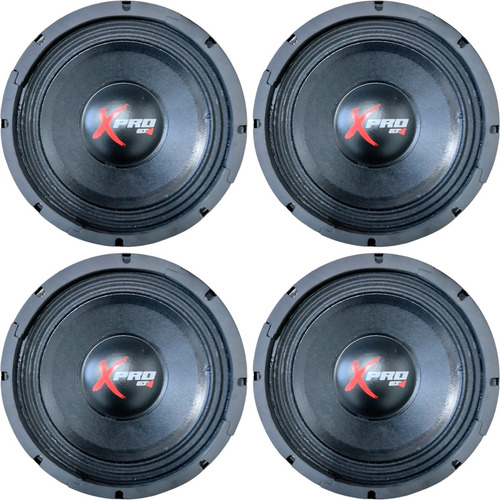 4 Auto Falante 8 Pol 250w Rms Etm Lt 4 Ohms Médio Grave Seco