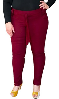 calça clochard marsala