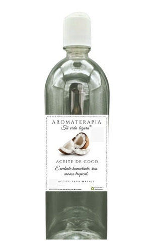 Aceite Aroma A Coco Para Masaje Spa Vacum Maderoterapia 1 L.