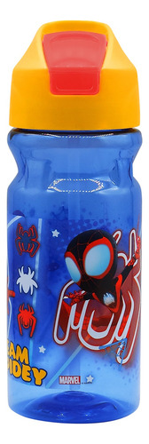 Botella De Agua Ligera Con Manija Para Niños Varios Diseños Spidey 1669-1141